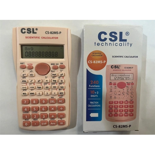 Csl Cs-82ms-p Pembe Fonksiyonel Hesap Makinesi