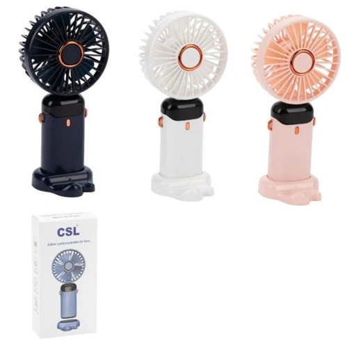Csl F100 Şarjlı Mini Fan Mavi