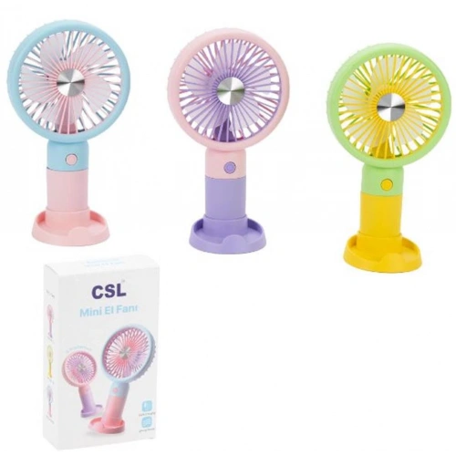 Csl Xf Şarjlı Mini Fan Pembe