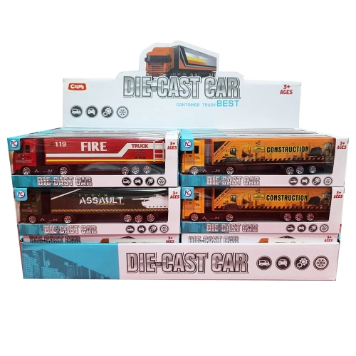 Ctoy Oyuncak Çek Bırak Metal Tır Kutulu CTOY-HY521-2