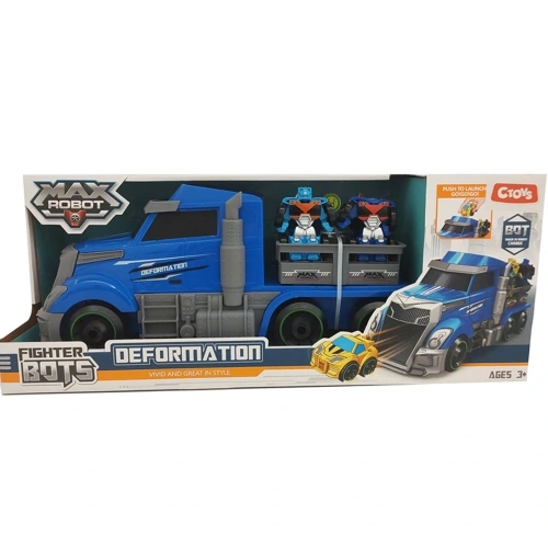 Ctoy Oyuncak Taşıyıcı Tır Ve Robota Dönüşebilen Mini Araçlar Ctoy-l017-9