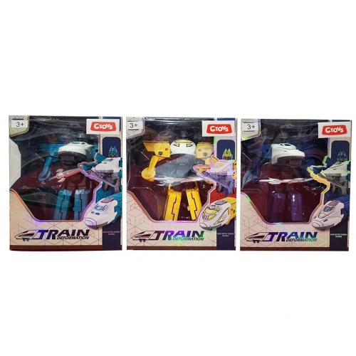 Ctoy Oyuncak Trene Dönüşebilen Robot 3 Ass. Ctoy-fb141