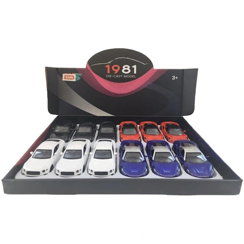 Ctoy Oyuncak çek Bırak Kapıları Açılır Yarış Arabası 1:32 