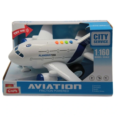 Ctoy Sesli Ve Işıklı Uçak 1:16 Wy720a Wy720b