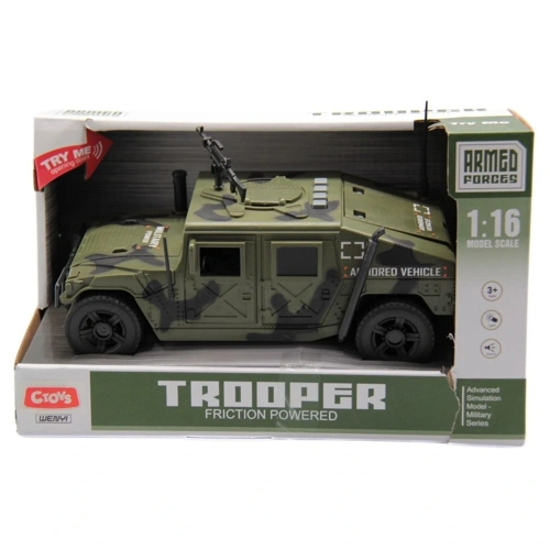 Ctoy Sesli Ve Pilli Askeri Araç 1:16