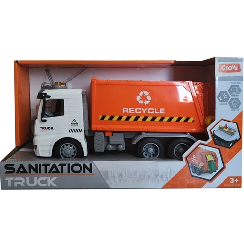 Ctoy oyuncak ışıklı Sesli Çöp Kamyonu ctoy-py8922b