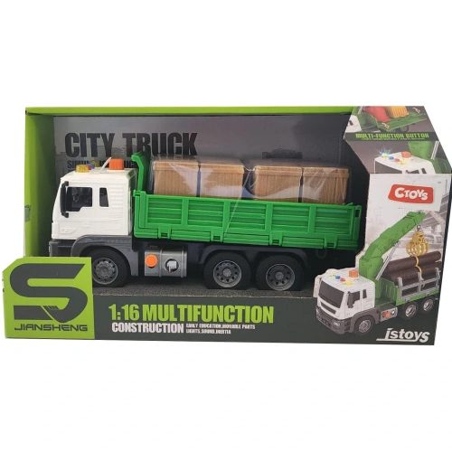 Ctoy oyuncak ışıklı Sesli Taşıyıcı Kamyon 