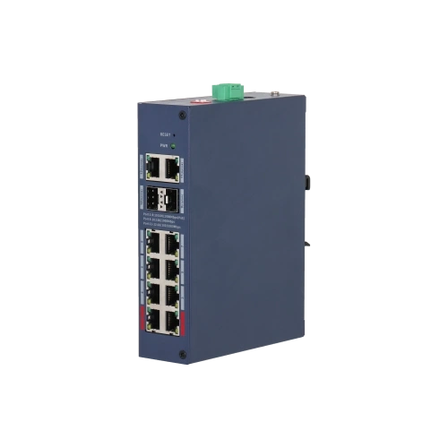 Dahua Chs4212-8gt-110, 8 Port, Gigabit, Poe 110w, 2 Port Uplink, 2 Port Sfp, Cloud Yönetilebilir, Switch