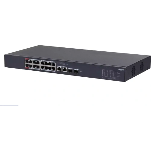 Dahua Cs4220-16gt-135, 16port, Gigabit, Poe 135w, 2 Port Gigabit Uplink, 2 Port Sfp Gigabit Combo, Cloud Yönetilebilir, Switch