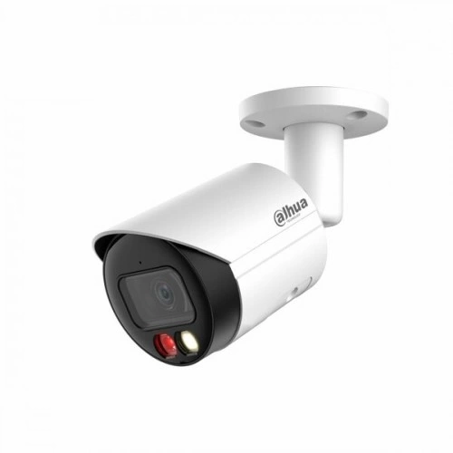 DAHUA IPC-HFW1249S-S-IL 2Mpix, 3,6mm  Lens, SD Kart, Smart Dual Light, H265+, 30Mt Gece Görüşü, Dahili Mikrofon, IP67, PoE Bullet IP Kamera