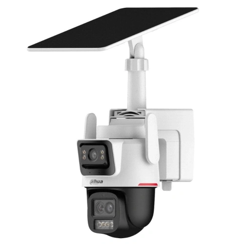 Dahua  Ipc-pts2649c-3e3z-4gb20, 2x 3mpix, 2,8 Lens+3,6 Lens, Wizcolor, 50mt Gece Görüşü, Ip66,  Hybrid-zoom Pt 4g Solar Ip Kamera