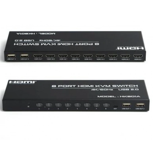 Dark  Dk-ac-kvmhd8x1   8 Port 4k 60hz Hdmı Kvm Switch
