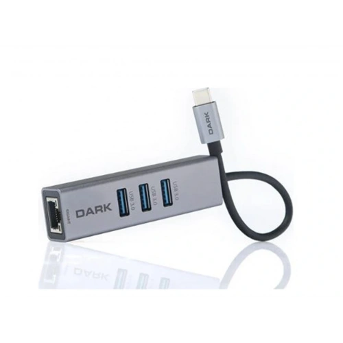 Dark Dk-ac-usb31x41a Connect Master Type-c To 4 Port Usb-a 3.0 Hub