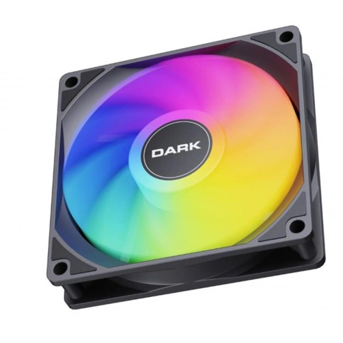 Darkdkcf126f Sessiz 12cm Frgb 1200 Rpm, 36cfm, Siyah Kasa Fanı