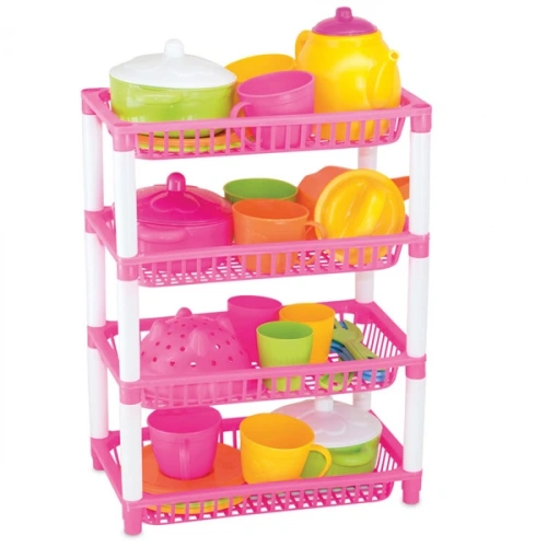 Dede Oyuncak Cook & Cook Dört Katlı Mutfak Sepeti 01105