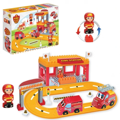 Dede Oyuncak İtfaiye Yol Seti 46 Parça 03323
