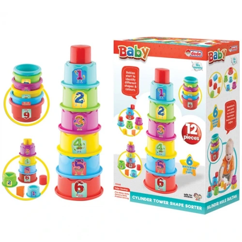 Dede Oyuncak Silindir Kule Bul-tak 03465