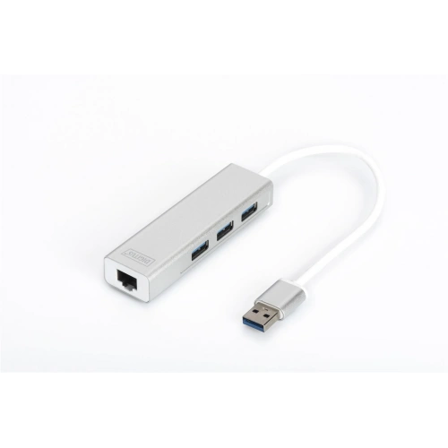 Digitus Da-70250 3 Port 3.0 + Ethernet Siyah