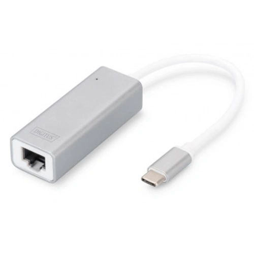 Digitus Dn-3024 Usb Type C  Gigabit Ethernet Adaptörü, 1x10-100-1000 Port,1xusb Tip C Erkek Port
