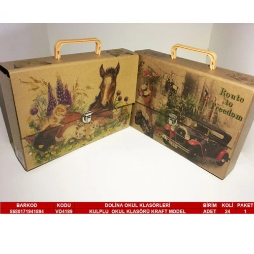 Dolina Kutu Klasör Kulplu Kraft Kilitli Vd-4189