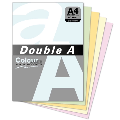 Double A Renkli Kağıt 25 Li A4 80 GR Ocean