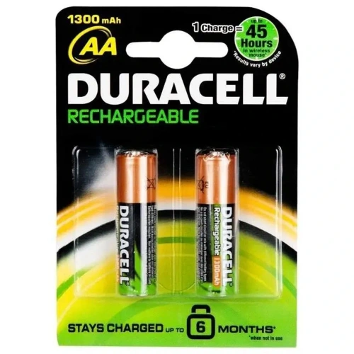 Duracell Şarjlı Kalem Pil (aa) 1300 Mah 2 Li