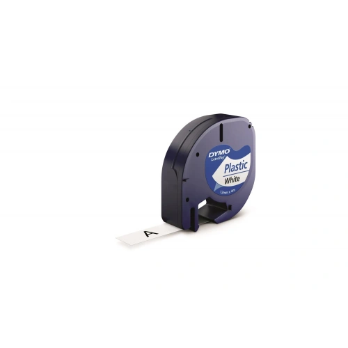 Dymo S0721660 Letratag Plastik Etiket 12 Mm X 4 Metre Beyaz 91201