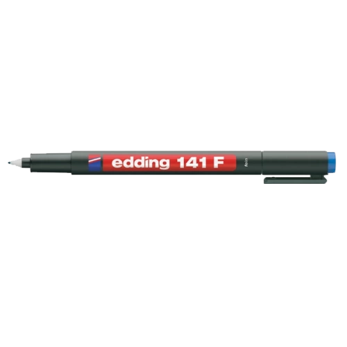 Edding Asetat Kalemi Permanent F Seri 0.6 MM Mavi 141F