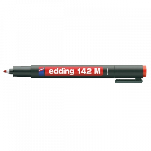 Edding Asetat Kalemi Permanent M Seri 1 Mm Kırmızı 142 M