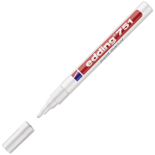 Edding Markör Dekor Boya Yuvarlak Uçlu 1-2 Mm Beyaz 751