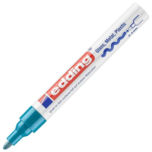 Edding Markör Dekor Boya Yuvarlak Uçlu 2-4 Mm Açık Mavi 750cr
