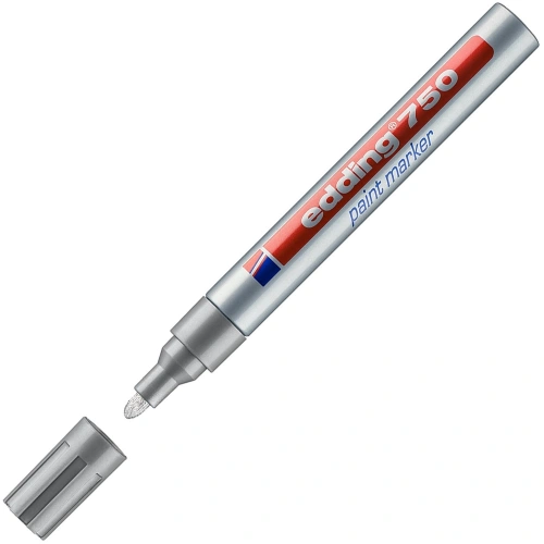 Edding Markör Dekor Boya Yuvarlak Uçlu 2-4 Mm Gümüş 750