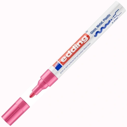 Edding Markör Dekor Boya Yuvarlak Uçlu 2-4 Mm Pembe 750cr