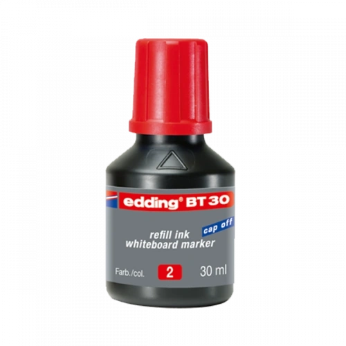 Edding Tahta Kalem Mürekkebi Damlalıklı 30 ML Kırmızı BT30