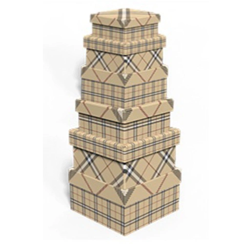Ekstrafix Hediye Kutu Kare 6 Lı Burberry Hk-89