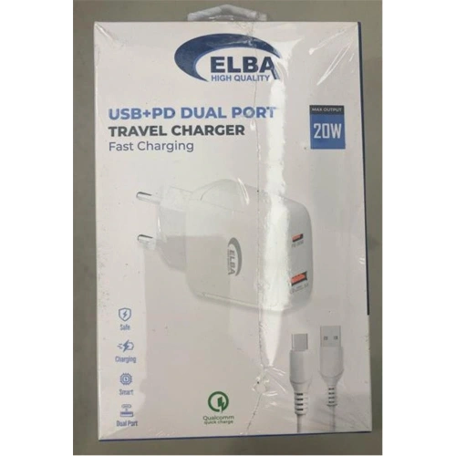 Elb44 Elba 20w 2li Pd+usb Type-c Set