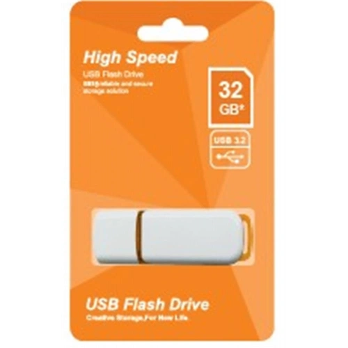 Elba 32GB Plastik Beyaz-Turuncu 3.2 USB Flash Bellek