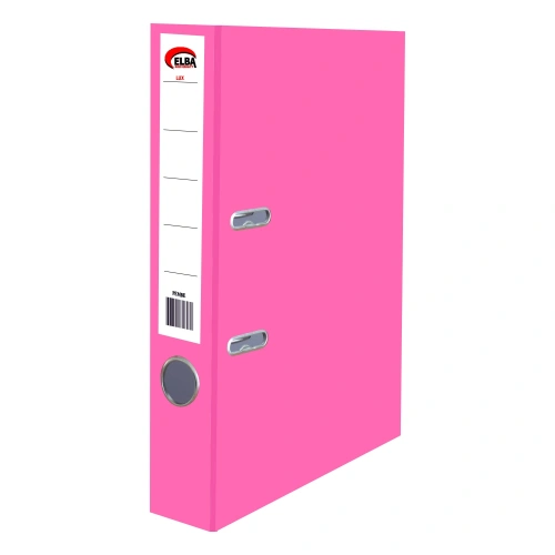 Elba Büro Klasör Dar Plastik Pembe