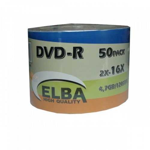 Elba Dvd-r 4.7 Gb / 120 Dk Shrink 50 Li