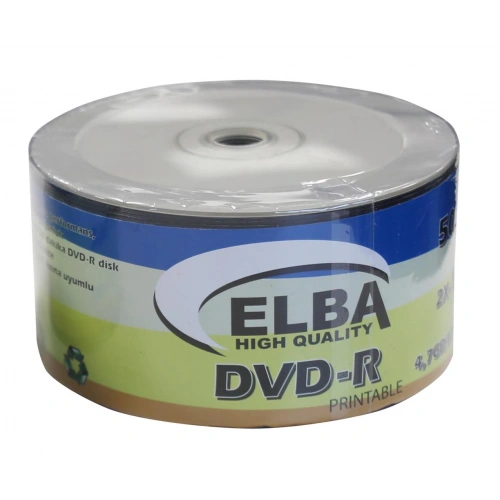 Elba Dvd-r 4,7gb-120mın 50li 16x Printable Dvd-r Shrink
