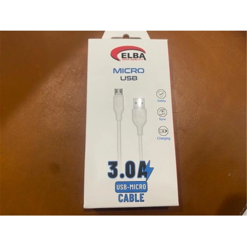 Elba Elb25-m3a Micro Usb 3a Şarj Kablosu 1mt Hızlı Şarj