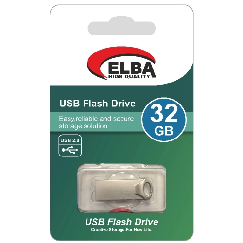 Elba Flash Bellek 32 Gb Metal 2.0 Usb