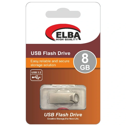 Elba Flash Bellek 8 Gb Metal 3.2 Usb