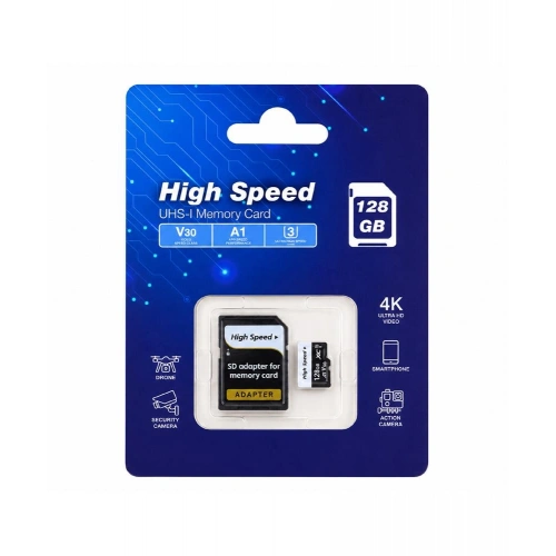 Elba High Speed 128gb A1 V30 U3 Micro Hafıza Kartı Class10