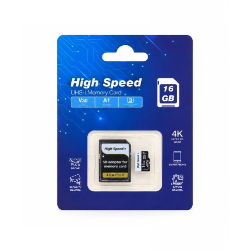 Elba High Speed 16gb A1 V30 U3 Micro Hafıza Kartı Class10