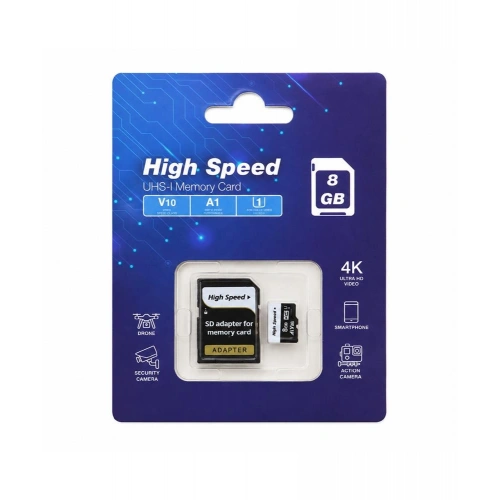 Elba High Speed 8gb A1 V10 U1 Micro Hafıza Kartı Class10