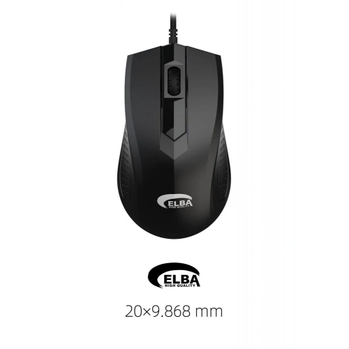 Elba M303 Usb Siyah 3d Optik Kablolu Mouse