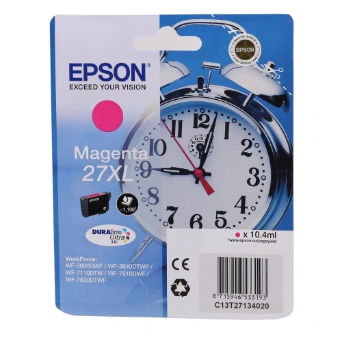 Epson 27xl Magenta Kırmızı Mürekkep Kartuş T27134012