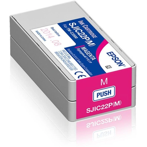 Epson Tm-c3500 Magenta Kırmızı Mürekkep Kartuş Sjıc22p(m) S020603