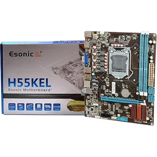 Esonic H55kel Ddr3 Hdmı Vga Sata2 1156p Anakart